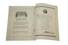 1923 PGA Championship at Pelham CC Program - Gene Sarazen Winner - Rare