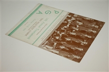 1935 PGA Championship at Twin Hills GC Program - Johnny Revolta Winner