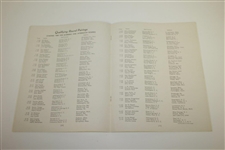 1935 PGA Championship at Twin Hills GC Program - Johnny Revolta Winner