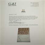1935 PGA Championship at Twin Hills GC Program - Johnny Revolta Winner