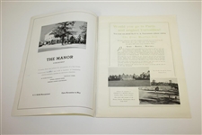 1936 PGA Championship at Pinehurst CC Program - Denny Shute Winner