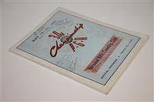 1948 PGA Championship Program - Ben Hogan Winner Signed by Walter Hagen & others JSA ALOA