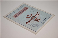 1948 PGA Championship Program - Ben Hogan Winner Signed by Walter Hagen & others JSA ALOA