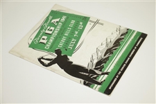 1941 PGA Championship at Cherry Hills CC Program - Vic Ghezzi Winner