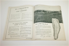 1941 PGA Championship at Cherry Hills CC Program - Vic Ghezzi Winner