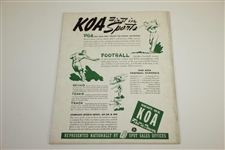 1941 PGA Championship at Cherry Hills CC Program - Vic Ghezzi Winner