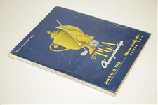 1945 PGA Championship at Moraine CC Program - Byron Nelson Winner