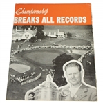 1945 PGA Championship 'Breaks All Records' Fold-Out Supplement - Byron Nelson Winner