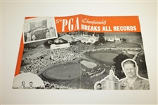 1945 PGA Championship 'Breaks All Records' Fold-Out Supplement - Byron Nelson Winner