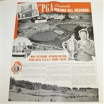 1945 PGA Championship 'Breaks All Records' Fold-Out Supplement - Byron Nelson Winner