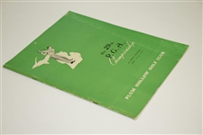 1947 PGA Championship at Plum Hollow GC Program - Jim Ferrier Winner