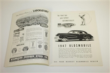 1947 PGA Championship at Plum Hollow GC Program - Jim Ferrier Winner