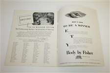 1947 PGA Championship at Plum Hollow GC Program - Jim Ferrier Winner