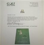 1947 PGA Championship at Plum Hollow GC Program - Jim Ferrier Winner