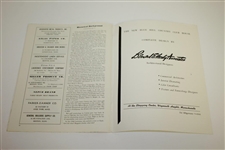 1956 PGA Championship at Blue Hill CC Program - Jack Burke Winner