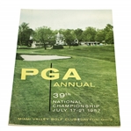 1957 PGA Championship at Miami Valley GC Program - Lionel Hebert Winner