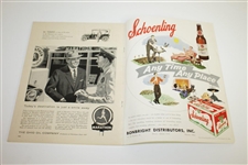 1957 PGA Championship at Miami Valley GC Program - Lionel Hebert Winner