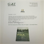1957 PGA Championship at Miami Valley GC Program - Lionel Hebert Winner