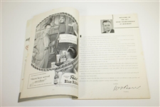1949 US Open Championship at Medinah CC Program & Pairing Sheet - Cary Middlecoff Winner