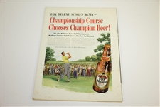 1949 US Open Championship at Medinah CC Program & Pairing Sheet - Cary Middlecoff Winner