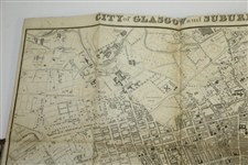 1834 Lumsden & Son's Plan of Glasgow and Suburbs Map/Booklet
