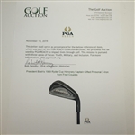 Fred Couples' Personal 3-Iron Gifted to 1989 Ryder Cup Honorary Captain President Bush