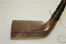 Jean Gassiat Grand Piano Large Square Wood Socket Head Putter with Square Grooved Handle