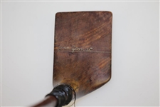 Jean Gassiat Grand Piano Large Square Wood Socket Head Putter with Square Grooved Handle