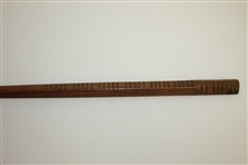 Jean Gassiat Grand Piano Large Square Wood Socket Head Putter with Square Grooved Handle