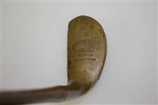 Watson. J. Martin Special Brass Putter With Cork Face Insert