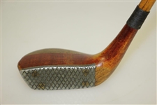 Louis Telloel Cross Hatched Face Putter with Brass Back
