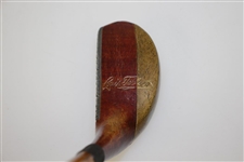 Louis Telloel Cross Hatched Face Putter with Brass Back