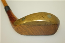 Louis Telloel Cross Hatched Face Putter with Brass Back