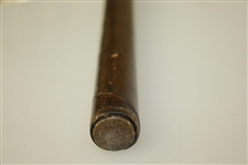Louis Telloel Cross Hatched Face Putter with Brass Back