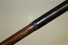 Kempshall MFG Willie Dunn Jr Mallet Headed Center Shafted Putter w/ Brass Face Black Pyralin