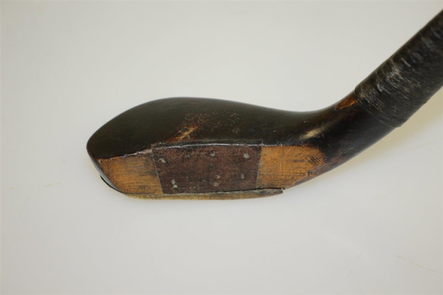 Circa 1860-1880 Tom Morris Long Nosed Play Club Beech with 'T. Morris' Head Stamp