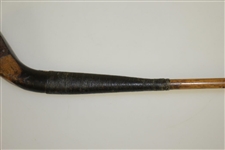 Circa 1860-1880 Tom Morris Long Nosed Play Club Beech with 'T. Morris' Head Stamp
