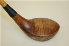 Circa 1920's MacGregor Yardsmore X-A Series Fancy Face Wood - Pat. Pending Lead Back Weight