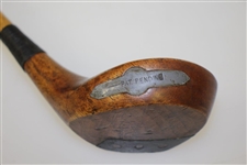 Circa 1920's MacGregor Yardsmore X-A Series Fancy Face Wood - Pat. Pending Lead Back Weight