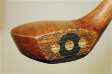 Circa 1920's MacGregor Yardsmore X-A Series Fancy Face Wood - Pat. Pending Lead Back Weight