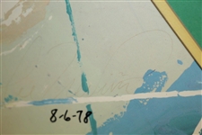 Neiman Golf Champions Signed by Palmer, Hogan, Nicklaus, Snead, Trevino & Player JSA ALOA