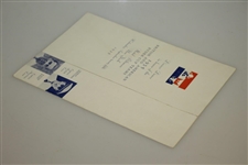 1935 Ryder Cup Dinner Dance Menu Honoring British & American Teams - Hotel Biltmore NY