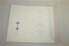 1935 Ryder Cup Dinner Dance Menu Honoring British & American Teams - Hotel Biltmore NY