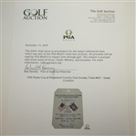1935 Ryder Cup at Ridgewood Country Club Sunday Ticket #451 - Great Condition