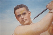 Robert 'Bobby' Tyre Jones, Jr. by Dwight D. Eisenhower Print (Original by Thos. Stephens)