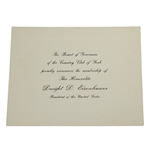 President Dwight D. Eisenhower Country Club of York by Board of Governors Membership Card