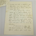 Author P.A. Vaile 1932 4 Page Handwritten Letter - Rod Munday Collection JSA ALOA