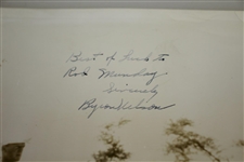 Craig Wood & Byron Nelson Signed Original Photo of the Three to Rod Munday JSA ALOA