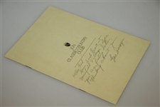Gene Sarazen Signed Japanese 'Gene Sarazen Jun Classic' 1978 Program JSA ALOA