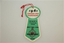 1961 Canadian Open Championship at Niakwa CC Program & Series Ticket - Rod Munday Collection